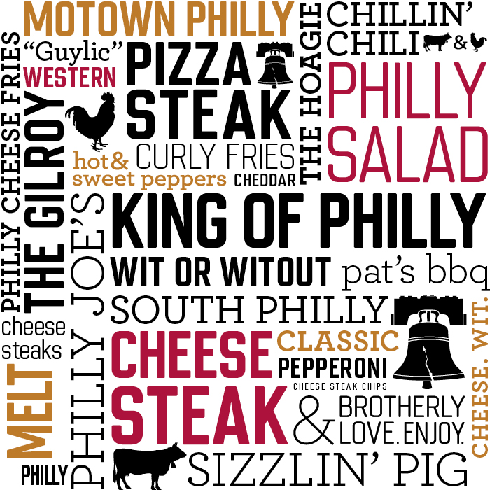 Cheese Steak Shop Word Wall